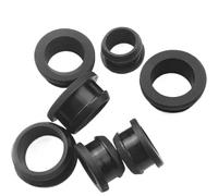 Silicone Rubber Snap-on Grommet Hole Plugs - High-Temperature Resistant Sealed Caps for Wire and Cable Protection(9.5mm(Hole6.5mm) 5pcs)