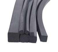 Silicone Rubber Square Solid Foamed Seal Strip