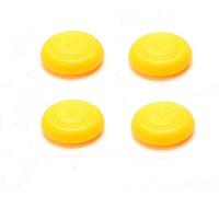 Silicone Rubber Thumb Stick Grips Joystick Cap Cover for Nintendo Switch Lite Ns Joy-con Controller (Yellow)