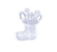 Silicone Santa Mold Wall-Mounted Christmas Stereo Ornaments Pendant Epoxy Resin Crafting Molds Silicone Pendant for Jewelry Making