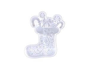 Silicone Santa Mold Wall-Mounted Christmas Stereo Ornaments Pendant Epoxy Resin Crafting Molds Silicone Pendant for Jewelry Making