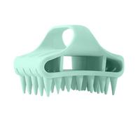 Silicone Scalp Brush, Lightweight Scalp Scrubber, Ergonomic Design, Precision Root Cleaning, Manual Wet and Dry Shampoo Massage Brush for Shower, Bathroom, Daily Travel Hair Care Tool, 8.5 x 8 x 7 cm