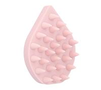 Silicone Scalp Massage Brush Shampoo Hair Massager Elastic Soft Tooth Comb for Relaxing Scalp Care and Deep Cleaning at Home Or Travel Durable and Portable (Pink)