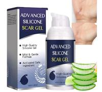 Silicone Scar Gel,Advanced Scar Remover,Advanced Silicone Scar Gel Stretch Mark Cream,Scar Gel Cream,Scar Treat Gel,Scar Removal Cream,Scar Removal and Treatment Cream,Effective for Old and New Scar