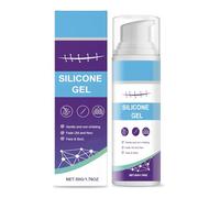 Silicone Scar Gel, Silicone Gel - Gentle Repair, Hydrate & Nourish with Removal Cream & Solution, for C-Section, Stretch Marks, Surgery - 50g