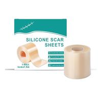 Silicone Scar Patch Roll, Hydrocolloìd Bandage Tape, Self-Adhesive Waterproof Wound Care Sheet for Burns, Blisters, Post Scars