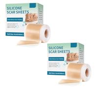 Silicone Scar Patches Silicone Patches For Scars, Collagen Silicone Scar Tape For Face Wrinkles, Reusable Scar Tape For Surgical Healing, Burns (2PCS)