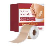 Silicone Scar Plasters, Breathable Wound Healing Plasters, Adhesive Silicone Roll for Scars on the Body - For Redness Swelling Men Women Adults Children Face Body Overnight Daily