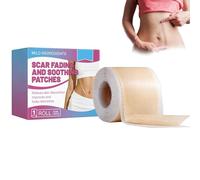 Silicone Scar Plasters, Reusable Silicone Scar Sheets, Skin Friendly & Strong Adhesive - Waterproof & for All Skin Types (1 Roll)