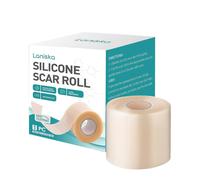 Silicone Scar Roll, 4cm x 150cm Medical-Grade Scar Treatment Patch, Waterproof & Ultra Absorbent, Easy Cutting for Scars, Improves Appearance & Red...