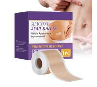Silicone Scar Sheet, Medical Scar Patch Adhesive Dressing, Healing Wound Patches for Postpartum Recovery Body Burn Elderly Tummy Tuck Pimple Stretch Marks Women Breast Reduction Youth