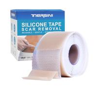 Silicone Scar Sheet, Silicone Scar Tape (1.6 "x120 "Roll), Extra Long Scar Sheet for Abdominal Debridement, Cesarean Section, Keloid, Surgical Scars