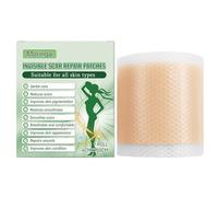 Silicone Scar Sheet, with Fading Solution, 1.5m, Stretch Mark Treat-Ment Tape, Scar Healing Adhesive, Breathable Gentle Design, for Body, Breast, C-Section, Postpartum, Stretch Marks, Neck