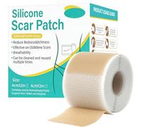 Silicone Scar Sheets(1.6” x 120” Roll-3M), Reusable Silicone Scar Tape for Surgical Scars, C-Section Scars, Stretch Marks, Hypertrophic Scars, Burn Scars, Tummy Tuck and Keloid Scars