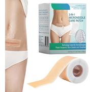 Silicone Scar Sheets, 4X150CM Soft Silicone Scar Tape, Reusable Self Adhesive ScarSheet Roll, Waterproof ScarsBreathable Reusable Roll Strips for Sensitive Skin Body Belly Burn Home Travel