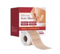 Silicone Scar Sheets, Flexible and Conforming, 1 Box, Scar Tape Patches, Mark Healing Silicone Tape, Gentle On Skin, for Hands Neck Elbows Arms Legs Teens Adults Women Men Elderly