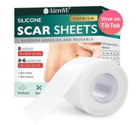 Silicone Scar Sheets for Surgical Scar: Clear Silicone Scar Tape (1.6"x 60" Roll-1.5M) for C-Section - Medical Grade Silicone Scar Sheets for Acne Keloid Stretch Burn Tummy Tuck