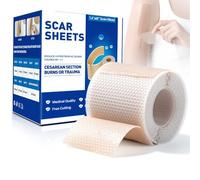 Silicone Scar Sheets, Medical Grade Silicone Scar Tape(1.6" x 60" Roll - 1.5M), Scar Tape for Surgical Scars, C-Section,Tummy Tuck,Burn and Acne,Scar Keloid Bump Removal