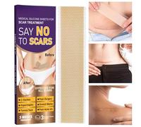 Silicone Scar Sheets - New & Old Scar Attenuation - Keloid Removal Silicone Strips | For Postsurgery, Stretch Marks, Keloids, Cuts & Wounds