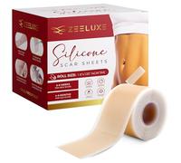 Silicone Scar Sheets, Scar Tape, for Surgical Scars (1.6"x 120" Roll-3M) C-Section Recovery & Post-Surgery Care, Tummy Tuck, and Acne, keloid bump removal, scar stretch mark removal