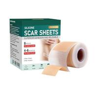 Silicone Scar Sheets, Silicone Scar Tape, Reusable and Effective Scar Removal Sheets, Silicone Scar Removal Sheets for Surgical Scars, Healing Keloid, C-Section, Tummy Tuck (1)