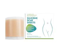 Silicone Scar Sheets, Surgical Scar Patch, Keloid Remedy Tape, Multi Uses, All-Day Wearable Support, 1box, for C Section Burns Tummy Tuck Care