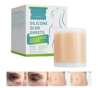 Silicone Scar Sheets, Waterproof Scar Strips, Silicone Healing Sheets, with Breathable & Waterproof, Versatile Application, 4x150cm, for Legs, Arms, Back, Breast, C-Section, Neck, Head, Stretch Marks