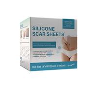 Silicone Scar Sheets - Waterproof Soft Patch, Scars Reduction with Patch, Car Strips, Medical Silicone with Scars Patches, Flexible Scar Sheet for Wound Face Body Neck Forehead Tummy Tuck Shoulder