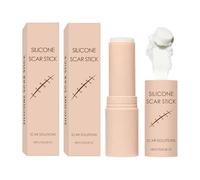 Silicone Scar Stick,60% Silicone Scar Solutions for Face and Body,Promote Collagen Repair & Pigmentation Reduction,Non-Greasy,Soothing & Moisturizing Scar Treatment for Old & New Scars (2PC, Natural)