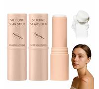 Silicone Scar Stick,60% Silicone Scar Solutions for Face and Body,Reusable Stick Applicator Manual Massage,Formula Infused with Centella Asiatica Extracts and Vitamin E (2)