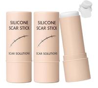 Silicone Scar Stick, Scar Solutions Silicone Scar Stick, 60% Silicone Scar Solutions for Face and Body, Easy-to-Use Stick Design, Soothing & Moisturizing Scar Treatment for Old & New Scars (2Pcs)