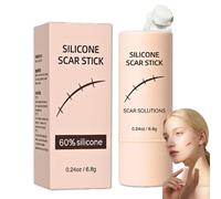 Silicone Scar Stick, Silicone Gel Scar for Face and Body, Solid Scars Gel Stick for Old & New Scars, Lightweight & Easy to Apply,Gentle on All Skin Types