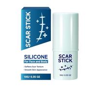 Silicone Scar Stick with Moisturizing Formula, 10g, Portable Skin Care Balm Stick, Scar Appearance Support Trëatment Stïck, for All Skin Types Face Arms Legs Hands Feet Tummy Stretch Marks Daily Use