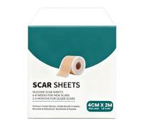 Silicone Scar Strips, Self Adhesive Balm, 2.08 Inches Breathable Aid with Grip, Reusable Removal Tool, Healing Roll with Easy Use, Home Accessories for C Section Tummy Tuck Postpartum Wound Body Face