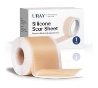 Silicone Scar Tape for Surgical Scars - 59" x 1.5" Roll - Extra Long Scar Sheets