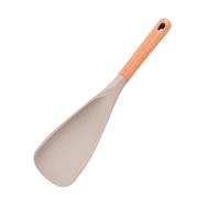 Silicone Scraper Kitchen Spoon Non-Stick Baking Mould Ergonomic Cooking Utensils Versatile Set Silicone Wood for Gentle Stirring Mixing Painting in the Kitchen (Grey, 29 x 7 cm)