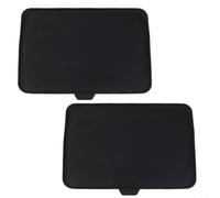 Silicone Screen Protector Cover For Thermomix for Tm7, Screen Guard Dust Cover For Thermomix for Tm7 Display Food Processor Accessories(2PCS Black)
