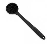Silicone Scrub with Long Handle, Back Scrubs for Men and Women, Double Sided Silicone Shower Scrubs for Exfoliation, Massage and Abundant Foam