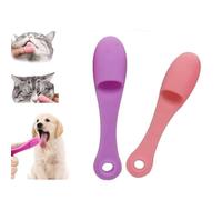 Silicone Scrubber for Cats Chin Cleaner,Cat Finger Toothbrush,Cat Chin Scrubber Pet Toothbrush, Cat Chin Brush for Pet Dental Care,Finger Brushes Suitable for Puppies and Cats (A-2pcs)