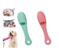 Silicone Scrubber for Cats Chin Cleaner,Cat Finger Toothbrush,Cat Chin Scrubber Pet Toothbrush, Cat Chin Brush for Pet Dental Care,Finger Brushes Suitable for Puppies and Cats (D-2pcs)