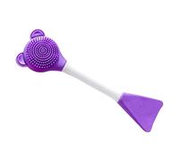 Silicone Scrubber For Cats Chin - Manual Silicone Cat Cleaner Brush, Manual Cat Grooming Scrubber | Soft And Comfortable Chin Cleanser Brush For Jaw, Gums, Tongue, And Face Cleaning