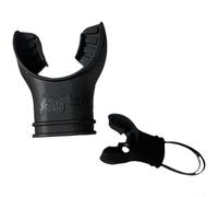 Silicone Scuba Mouthpiece with Extended Breathing Tube Offers Snug Fit for Scuba Divers to Reduce Fatigue Suitable for Various Diving Applications