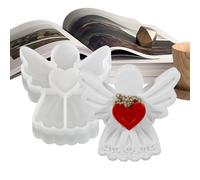 Silicone Sculpture Mold - Romantic Wing Shape Casting Shape, Reusable Design, DIY Soap Chalk Template, Ornamental Detail Tool Accessory