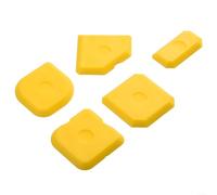 Silicone Sealant Application Tools 5pcs for Caulk and Tile Grout with TPR Rubber, Designed to Save Time by Eliminating Need for Masking Tape and Soapy Water
