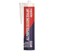 Silicone Sealant Clear Flexible Waterproof Mould Resistant Gap Filler 260Ml 5965