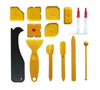 Silicone Sealant Smoothing Tools, Sealant Smoother Caulk Finishing Profiler Former Applicator for Bathroom, 14 Pieces