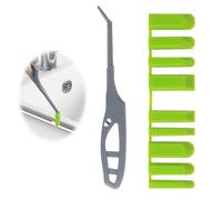 Silicone Sealant Tool Caulking Tool Mastic Smoothing Tool Sealant Finishing Tool Caulking Tool Kit Silicone Block Scraper Tool with 9 Narrow Tips for Small Tighter Spaces