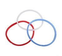 Silicone Sealing For Ring Replacement for InstaPot 3 Pcs Set for Pressure Cookers, Food Safe and Effective Cooking (8QT)
