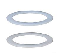 Silicone Sealing For Rings Set for Espresso Pots 2 Pieces Compatible with 2 4 6 and 9 Cup Moka Coffee Makers for Reliable Seal (9 cups inner diameter 6.8cm outer diameter 8.6cm)