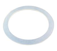 Silicone Sealing Gasket 1pc High Temperature Resistant Gasket, White Rubber Flat, Circle Silicone for Sight Diopter Homebrew(75x60x2.5mm)